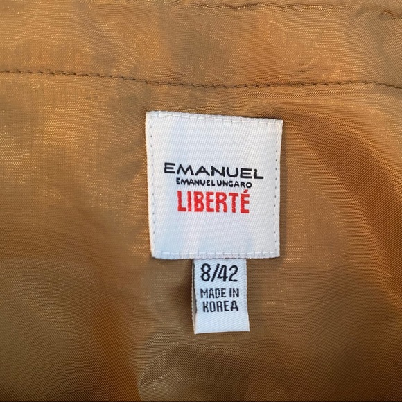 Vintage Emanuel Ungaro Leopard Print Skirt - Picture 3 of 3